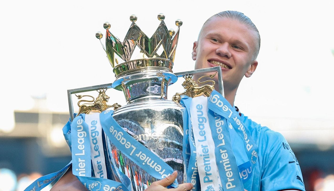 Haaland: Thirty-six goals and a PL Trophy, not a bad start