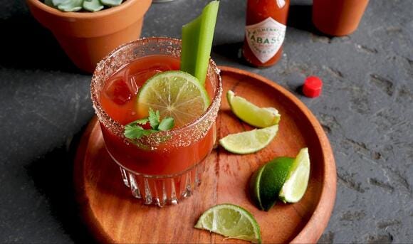 Bloody Maria New Year Tex-Mex Cocktail