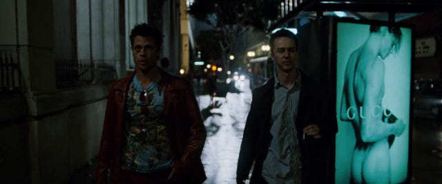 Fight Club (1999) Gucci ad scene | Nostalgia Nation | Gen X Movies That Explain Exactly Why We’re Like This