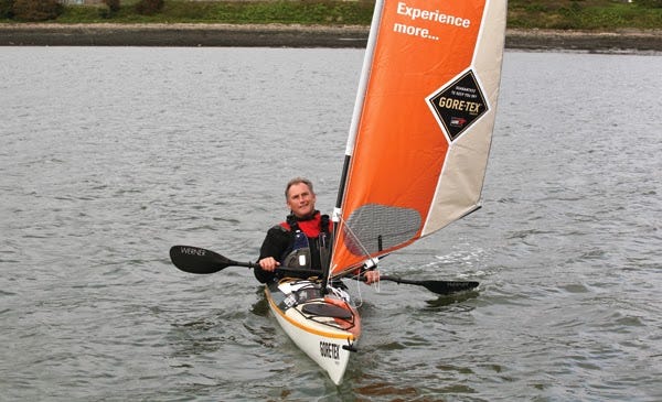 Pete Goss non-stop in kayak