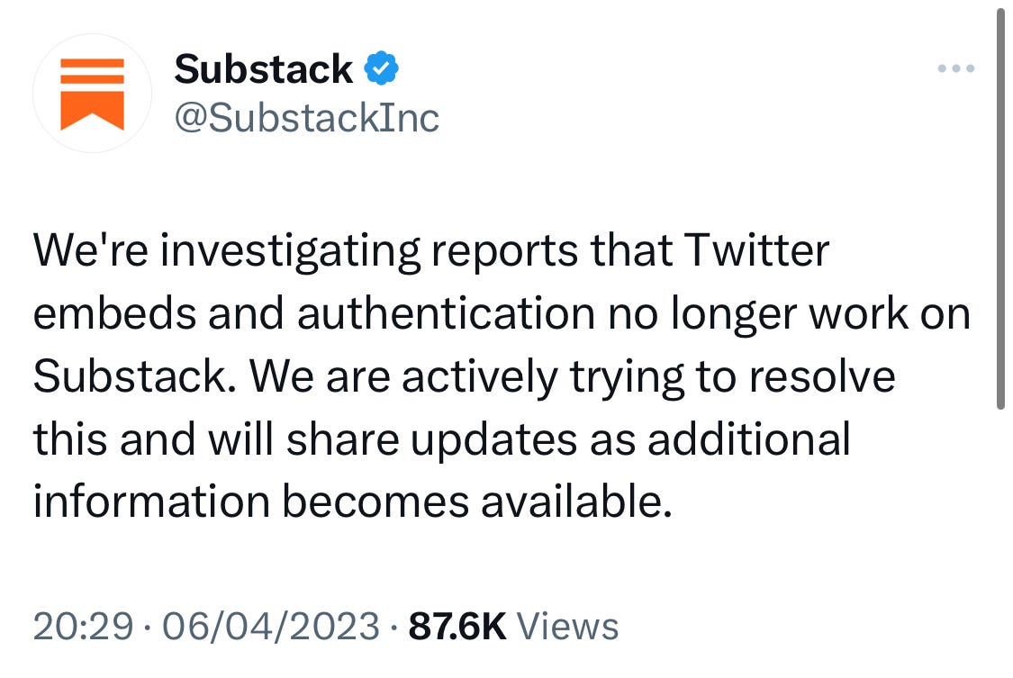 Twitter vs Substack - by Simon Fletcher - Modern Left