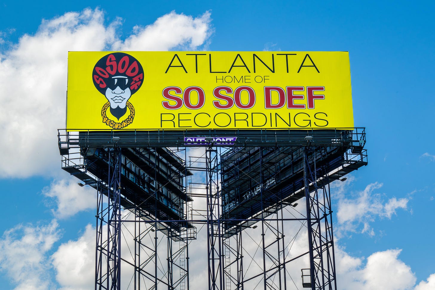 City of Atlanta, GA on X: "The So So Def billboard is officially back—right  where it belongs. Located off Exit 246, this iconic Atlanta landmark is  once again a beacon for the