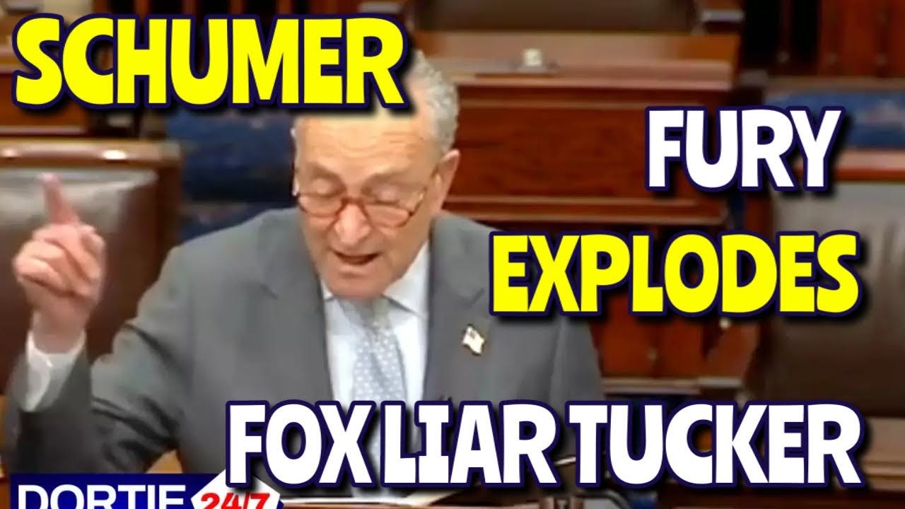 CHUCK SCHUMER FURY Destroys 'TUCKER CARLSON ' A DANGER TO EVERYONE IN  AMERICA - YouTube