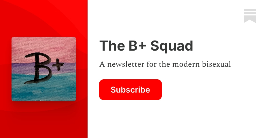 The subtle bi reveal. - by Lux Alptraum - The B+ Squad