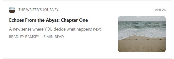 Echoes From the Abyss: Chapter One