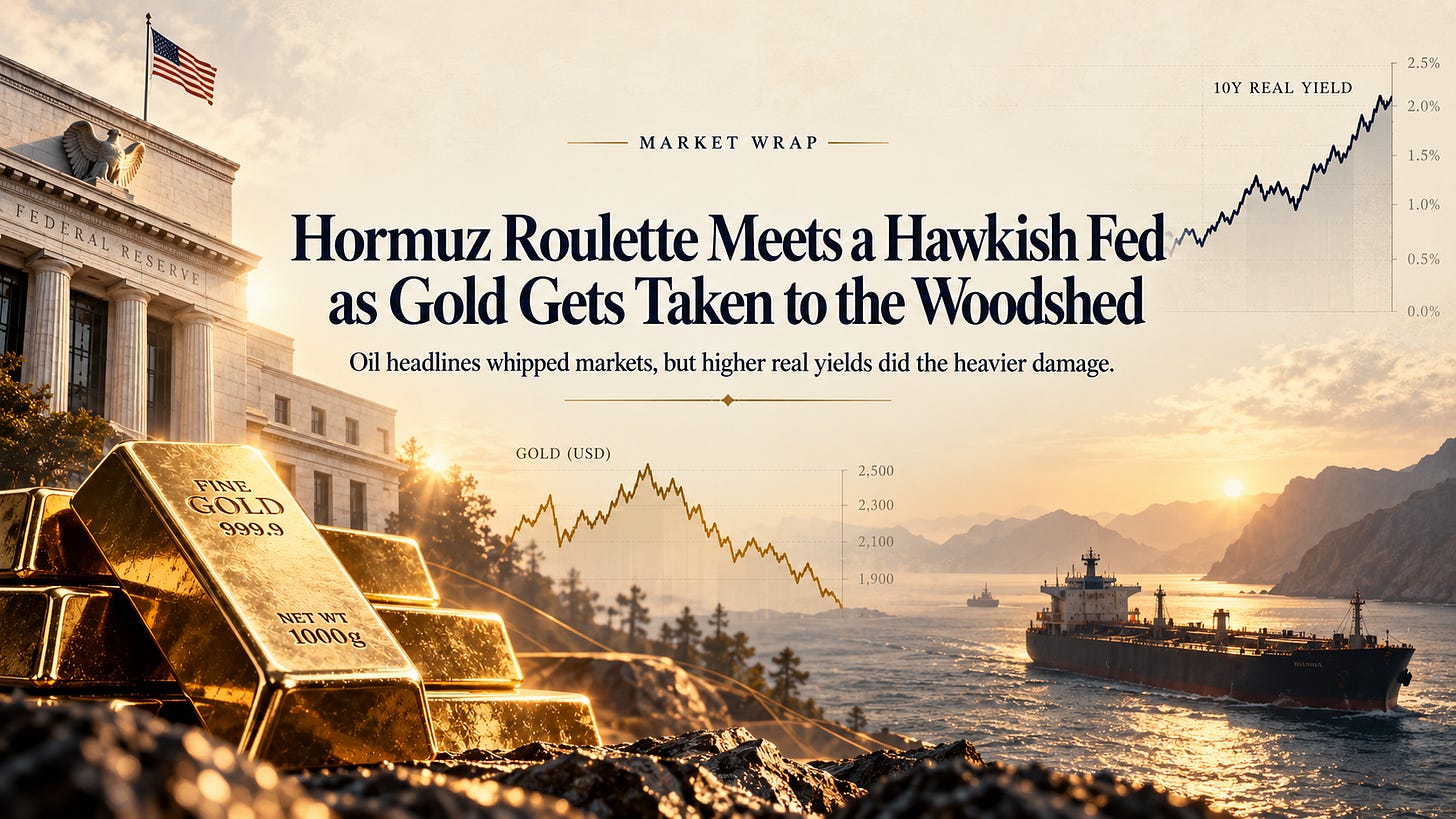 Fed Rate Hikes & Hormuz Crisis Crash Gold Prices 3-4% | Cross-Border Seller Impact