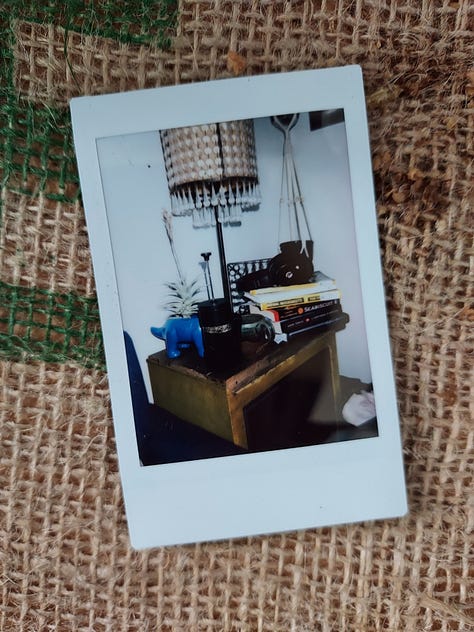 A collection of photos of coffee mugs or selfies of the bearded photographer drinking coffee.