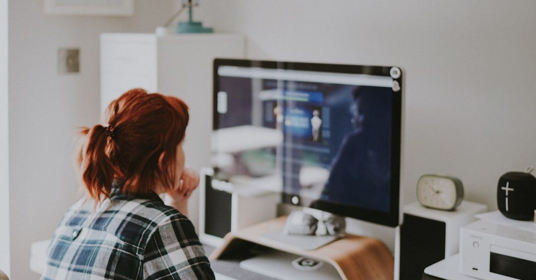 woman browsing on the internet
