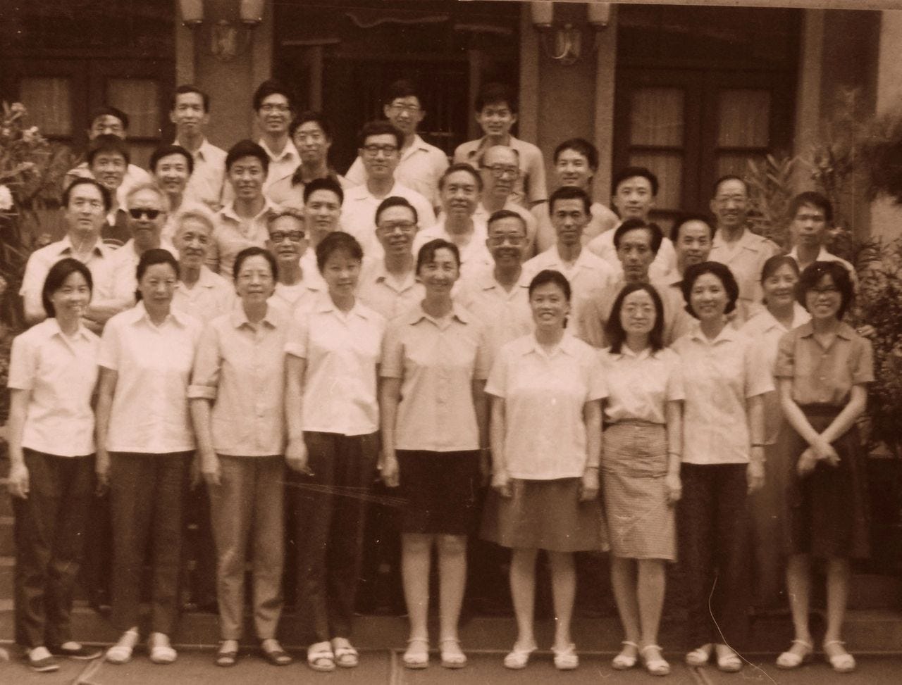 1984年美国所全体在所人员合影 1984年美国所全体在所人员合影