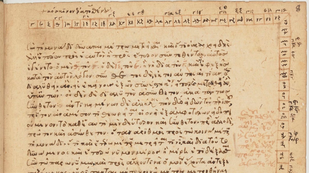 Searching Greek manuscripts for sieves of Eratosthenes