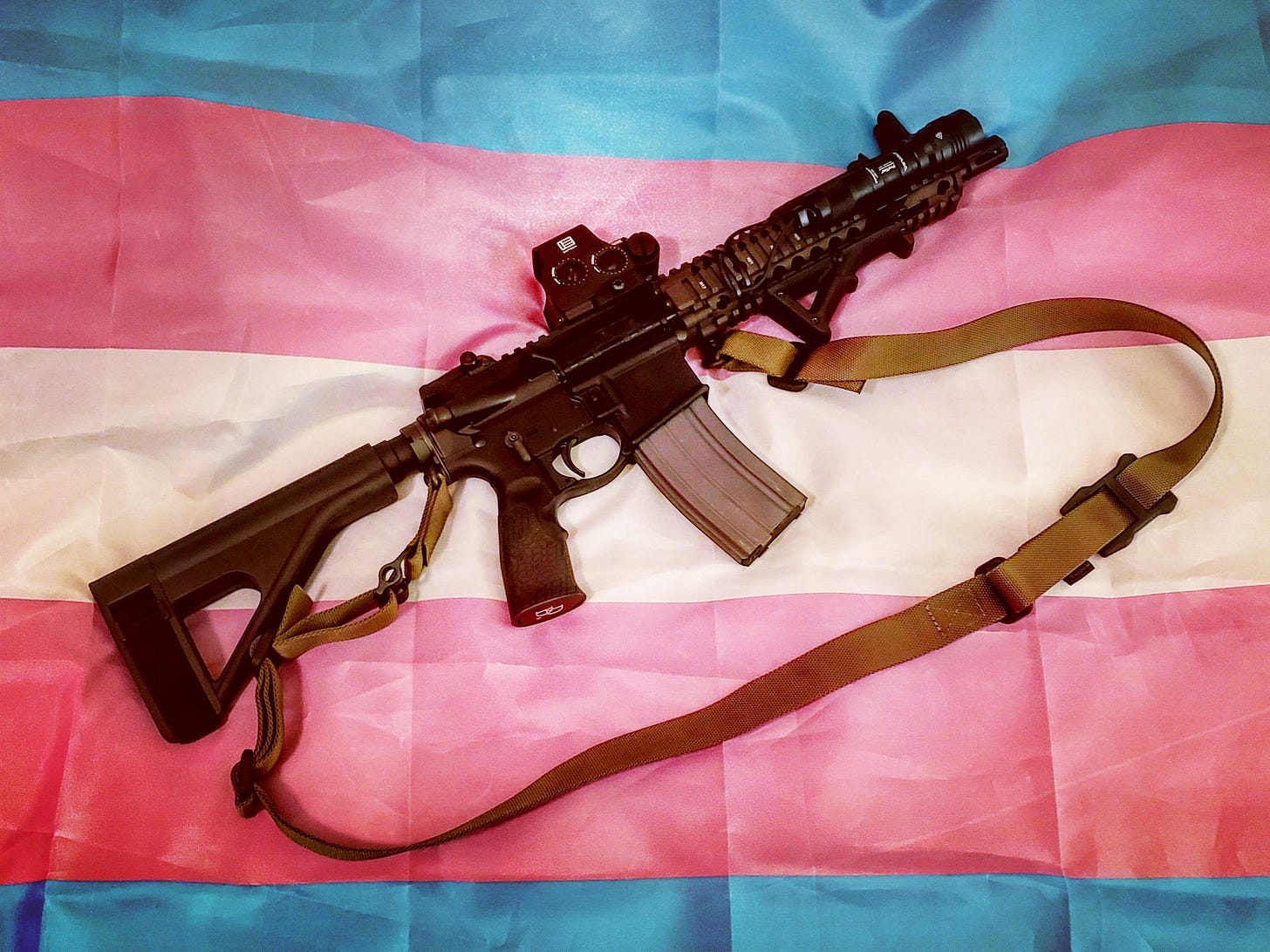 My AR15 says "Trans Rights!" : r/SocialistRA My AR15 says "Trans Rights!" : r/SocialistRA