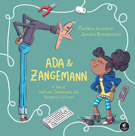 Scenes from Ada and Zangemann: a Tale of Software, Skateboards and Raspberry Ice Cream by Matthias Kirschner
