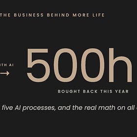 18 Hours of AI That Bought Me Back 500 Hours This Year