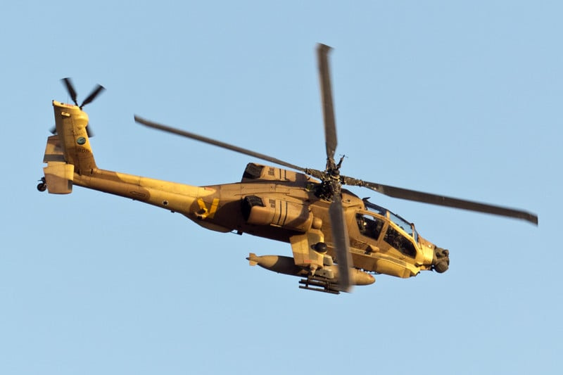 An Israeli attack helicopter An Israeli attack helicopter