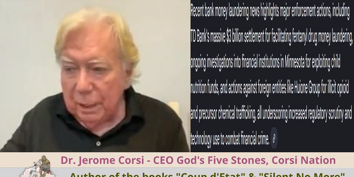 Jerome R Money Laundering Inc. - by Jerome R. Corsi, Ph.D.