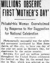 FamilySearch - Have you ever wondered when and how Mother's Day became a  national holiday? We have the efforts of Anna Jarvis to thank for this  opportunity to officially celebrate the mothers