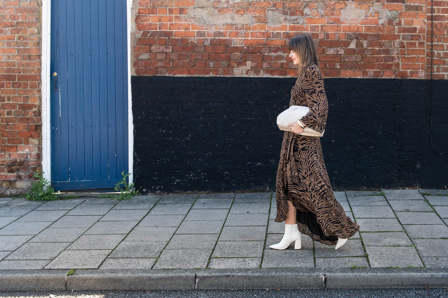 Tiger print Ganni dress
