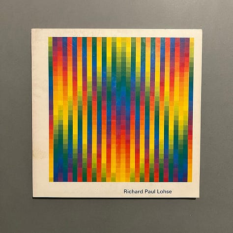 Richard Paul Lohse, Kunsthalle Bern, 1970 [Art Books & Ephemera. Art: © Richard Paul Lohse / Richard Paul Lohse-Stiftung]