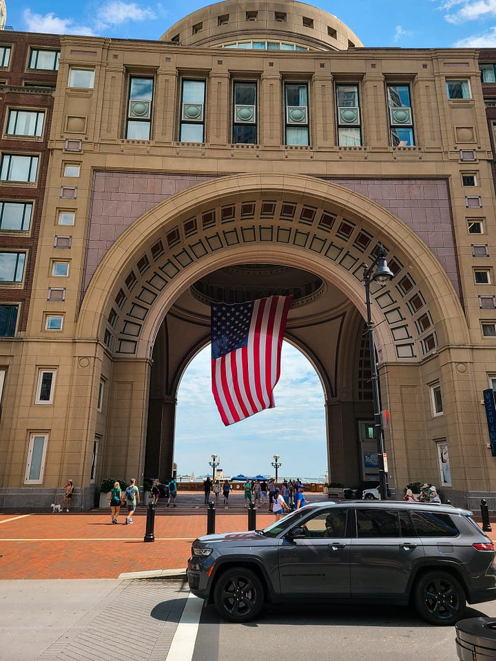 scenes from downtown Boston