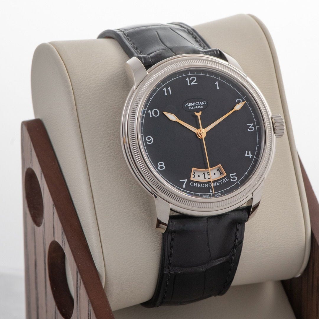 2026 Parmigiani Fleurier Toric Chronometre 40 White Gold / Black / Arabic / Strap PFC423-1201400-HA1441 Listing Image 1 2026 Parmigiani Fleurier Toric Chronometre 40 White Gold / Black / Arabic / Strap PFC423-1201400-HA1441 Listing Image 1