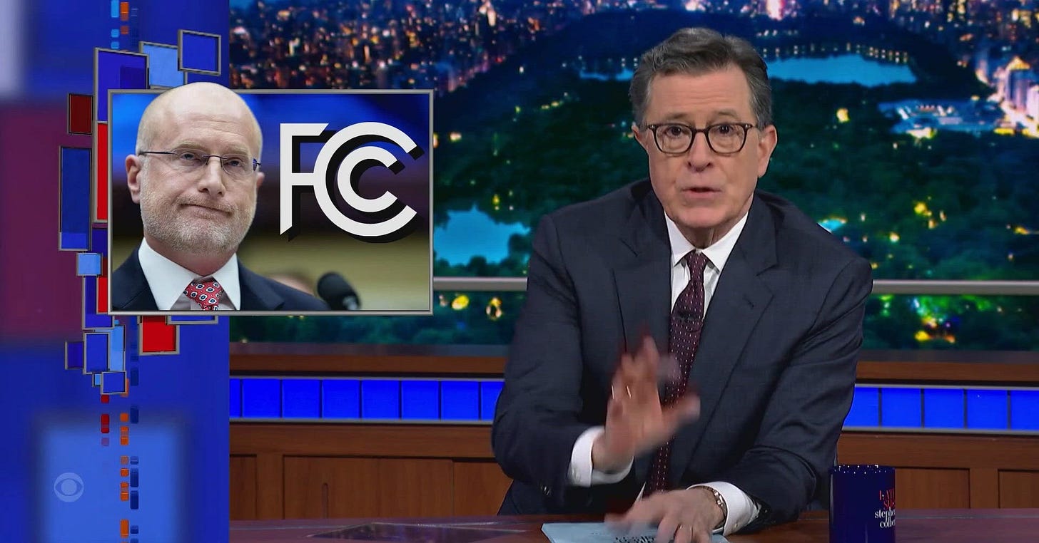 CBS Colbert Talarico interview blocked