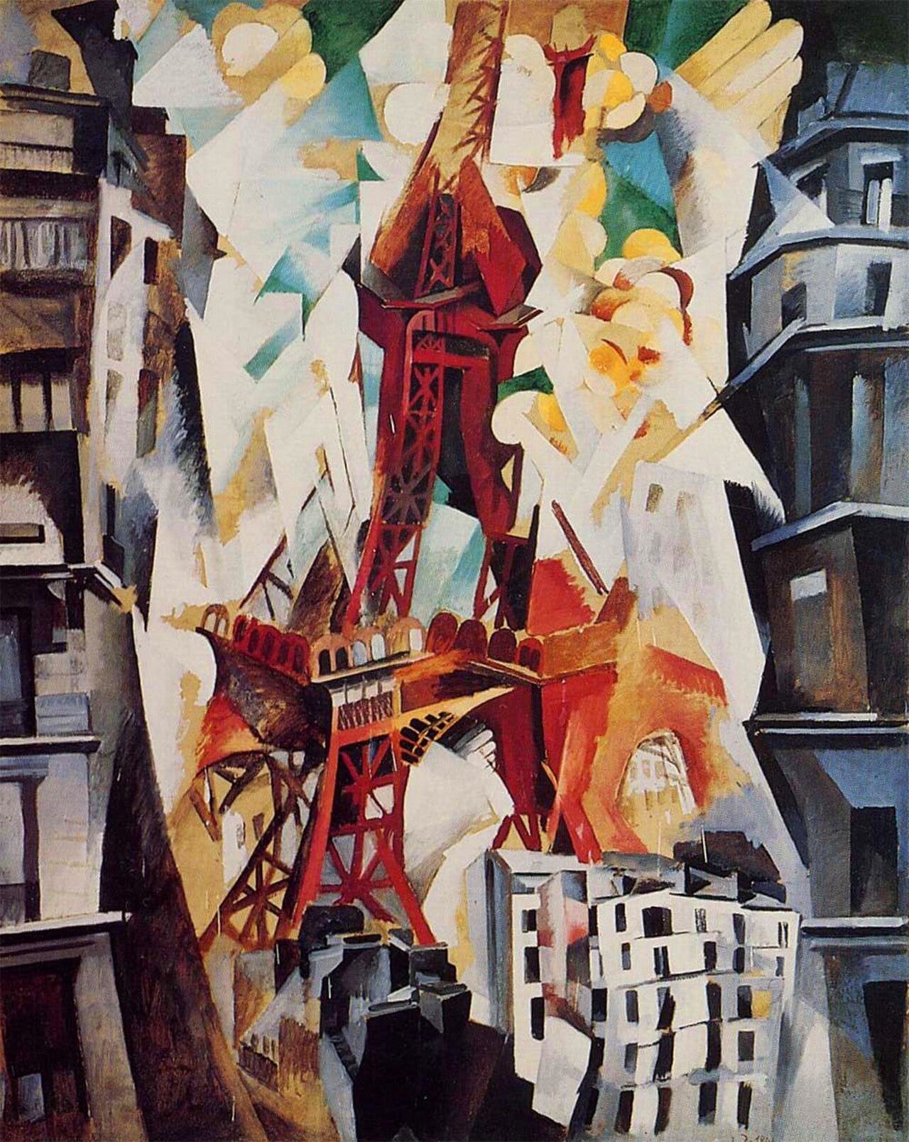 Champ de Mars The Red Tower by Robert Delaunay