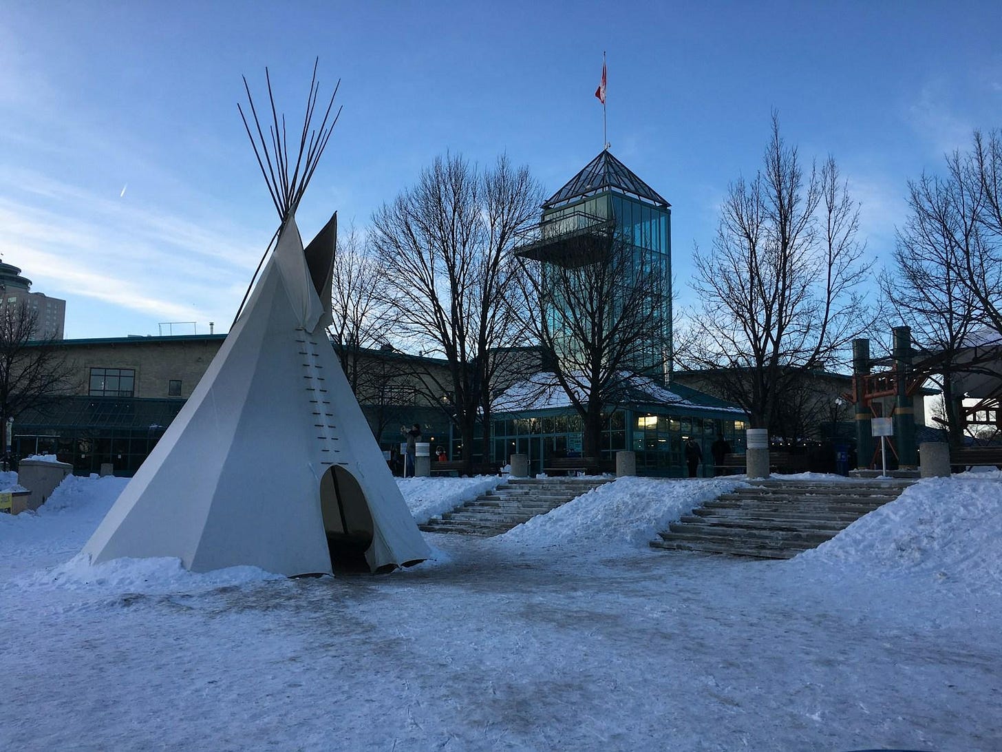 winnipeg the forks winter winnipeg the forks winter