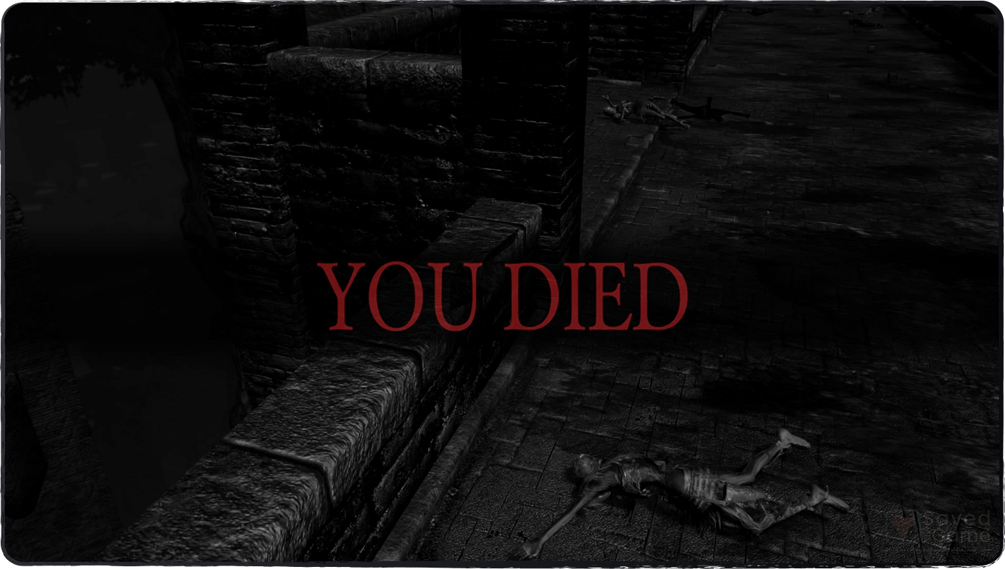 An image showing the death screen in Dark Souls!