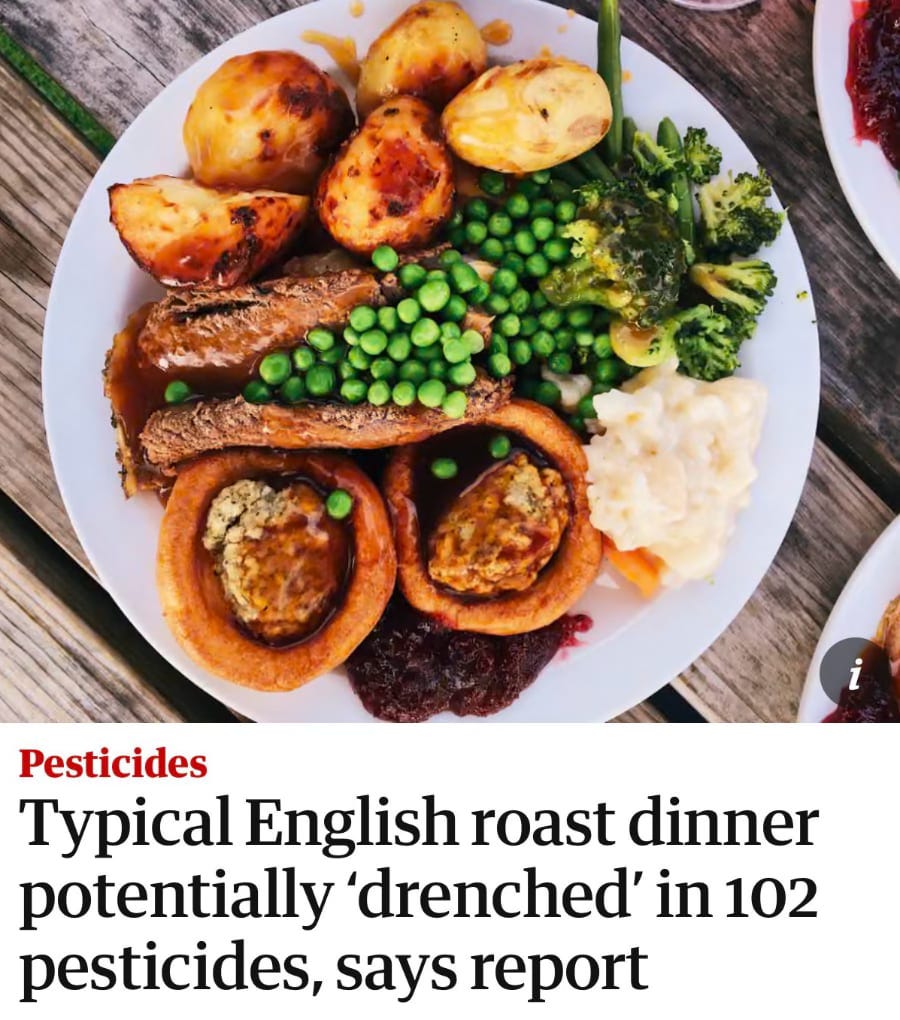a screen grab of the roast dinner from the guardian article. a screen grab of the roast dinner from the guardian article.