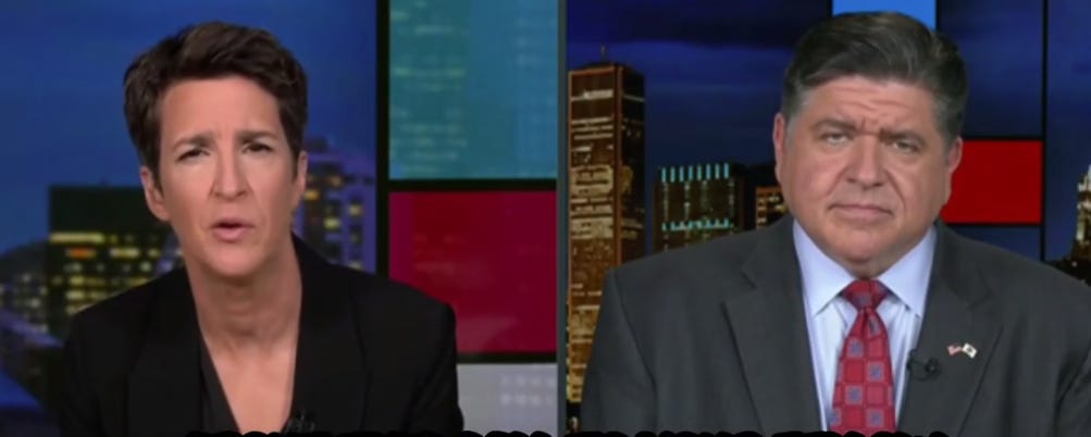 Rachel Maddow And JB Pritzker Lay Out The Worst Case Scenario For Trump's Military Invasion Of Cities