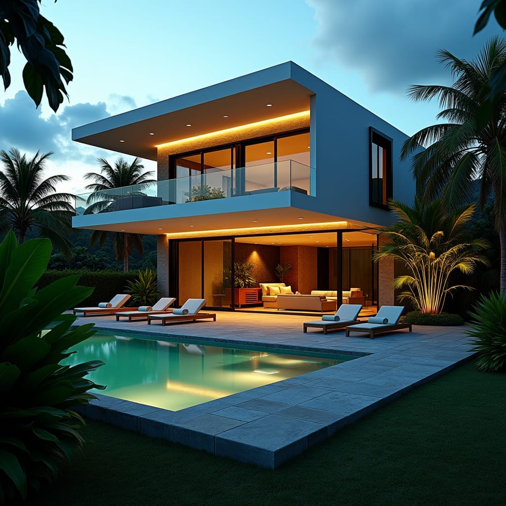 Vibrant contemporary home in Kingston, Jamaica