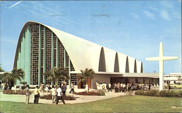 New And Modernistic Church Ponce Puerto Rico