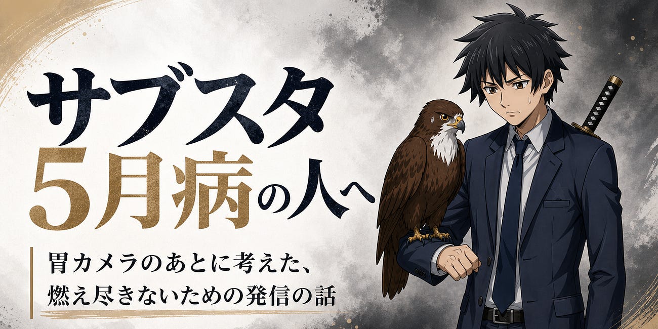 サブスタ五月病の人へ