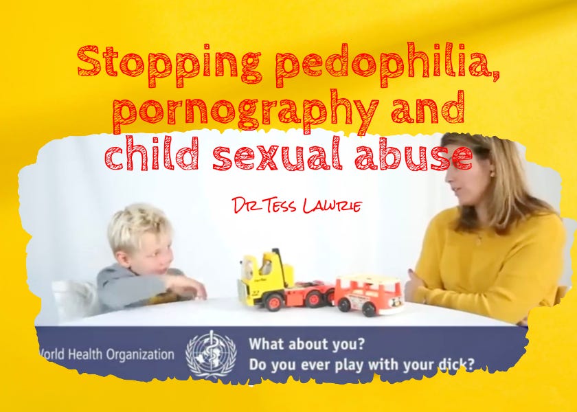 Stopping pedophilia, pornography and child sexual abuse