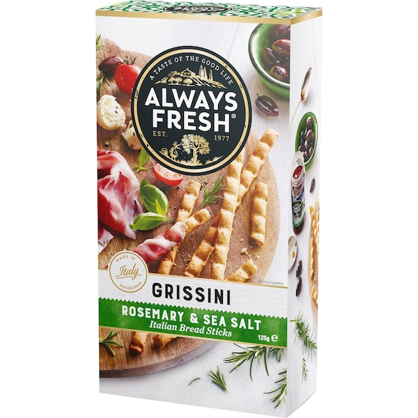 Always Fresh Grissini Rosemary & Sea Salt