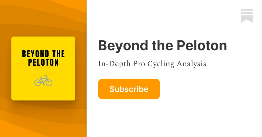 Beyond the Peloton | Spencer Martin | Substack