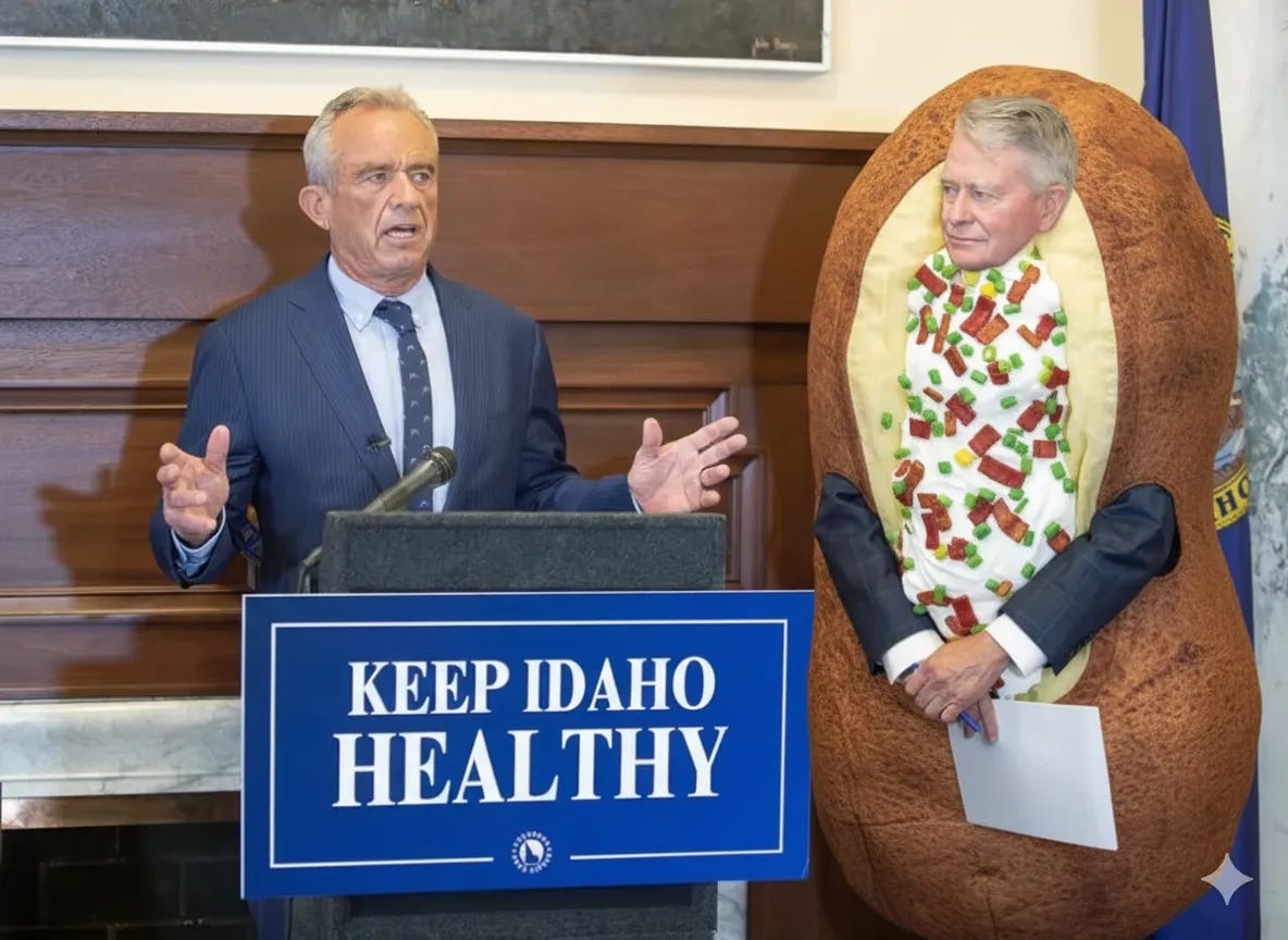 Idaho Governor Brad Little: The chameleon governor. And his forthcoming tax increase. Idaho Governor Brad Little: The chameleon governor. And his forthcoming tax increase.