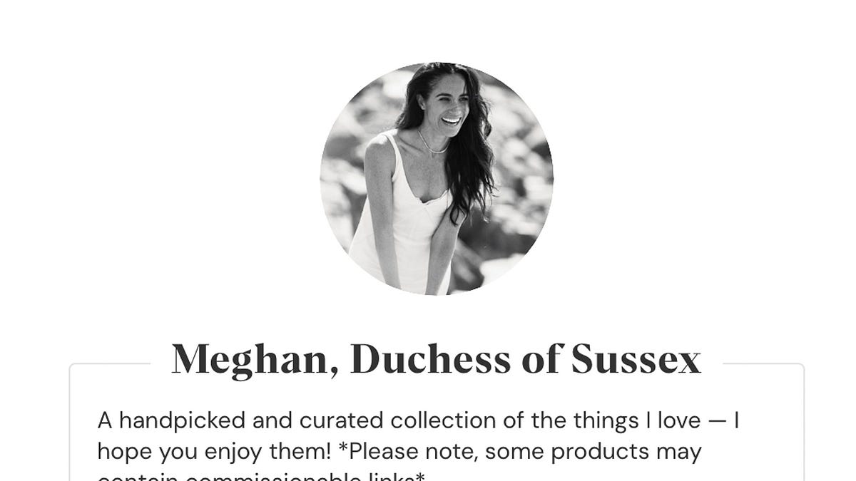 Is Meghan Going Full Influencer? - by Elizabeth Holmes