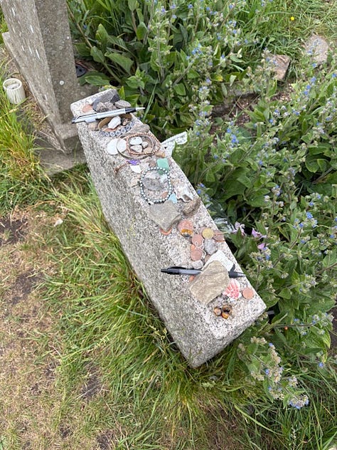 Sylvia Plath's grave