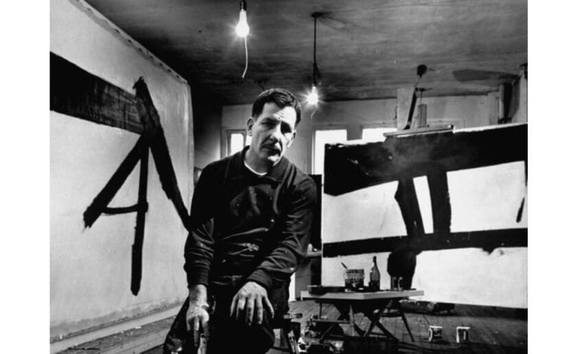 Franz Kline e il suo modo di dipingere ad azione