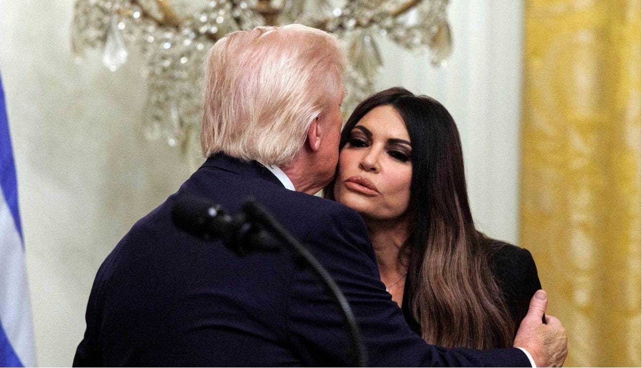 Picture of Kimberly Guilfoyle and Donald Trump