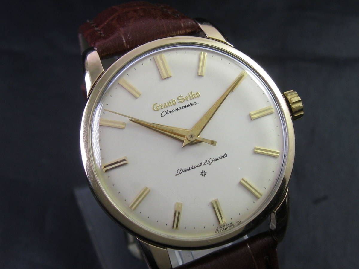 Grand Seiko/グランドセイコー ファーストモデル アプライドロゴ文字盤 Ref.J14070 Cal.3180 手巻 オーバーホール/新品仕上済 1963年製造