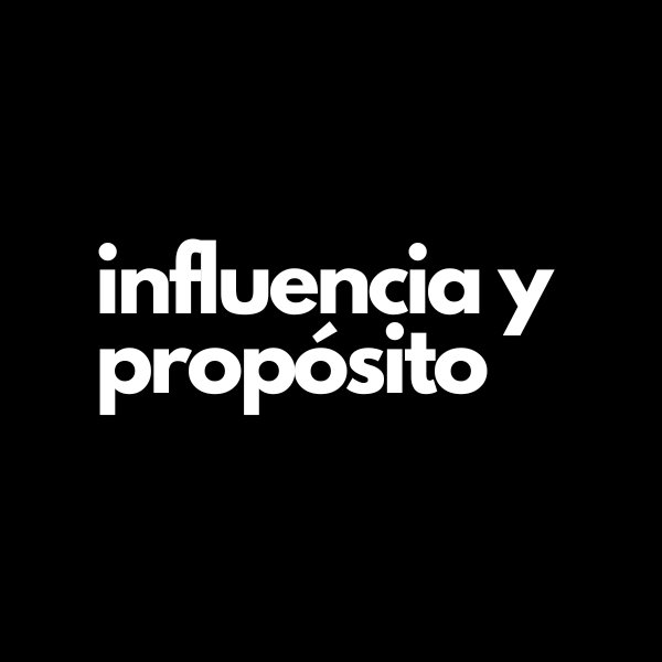 Influencia y propósito logo