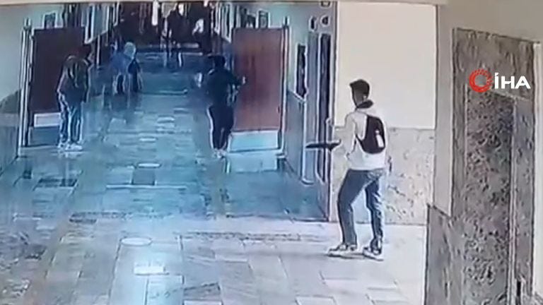 Former student opens fire at school in Turkey