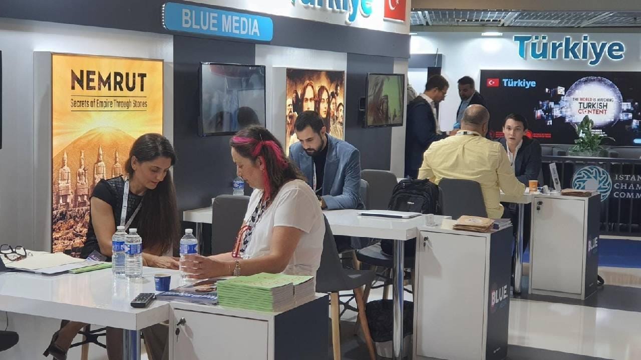 Cannes'te düzenlenen içerik fuarı "MIPCOM"un ilk gününde Türk dizi ve filmleri tanıtıldı
