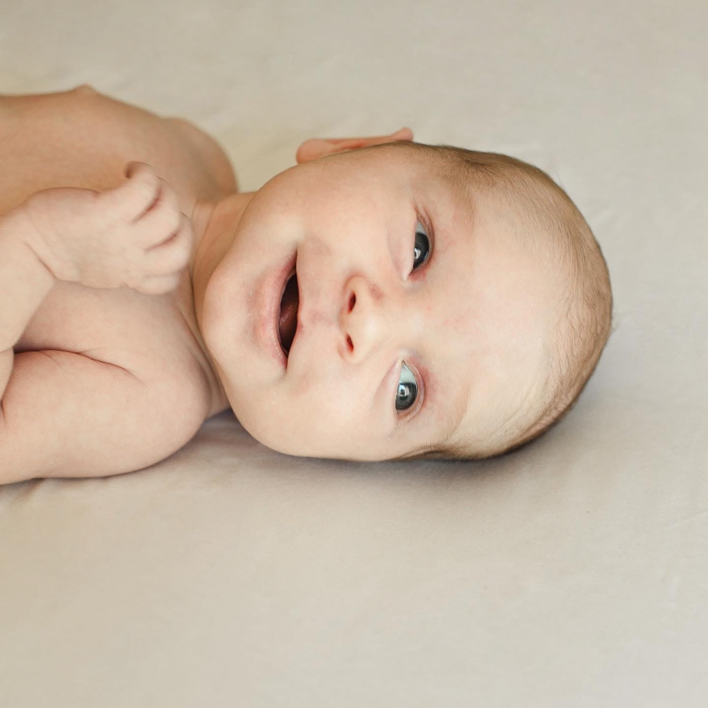 May be an image of 1 person and baby