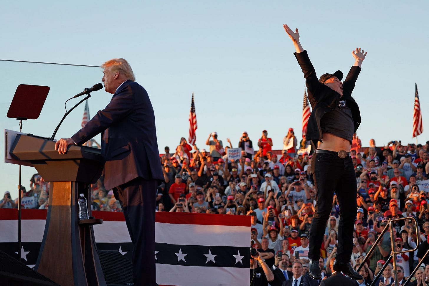 Donald Trump and Elon Musk
