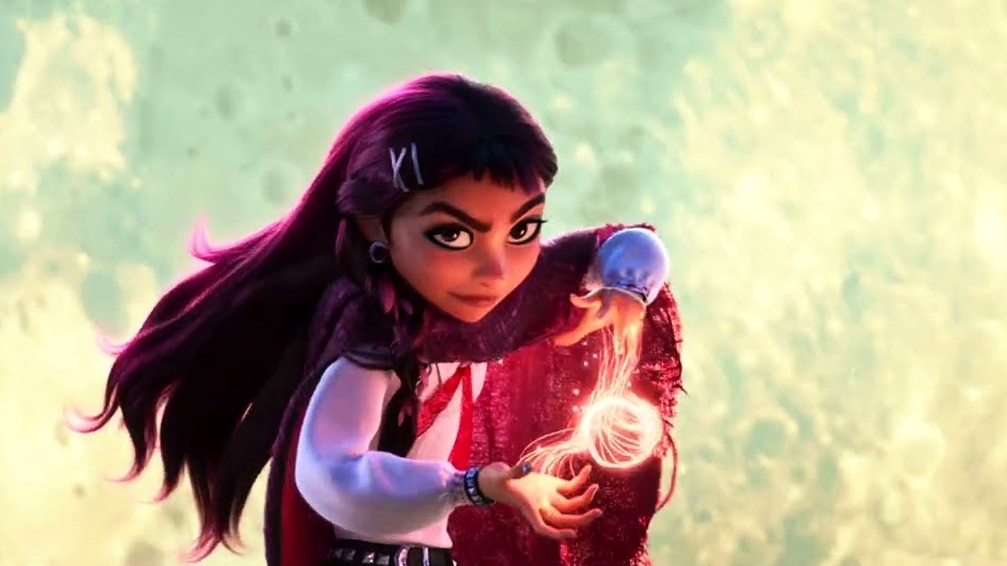 Billie casts a spell in the Hexed teaser trailer. Image: Disney Billie casts a spell in the Hexed teaser trailer. Image: Disney