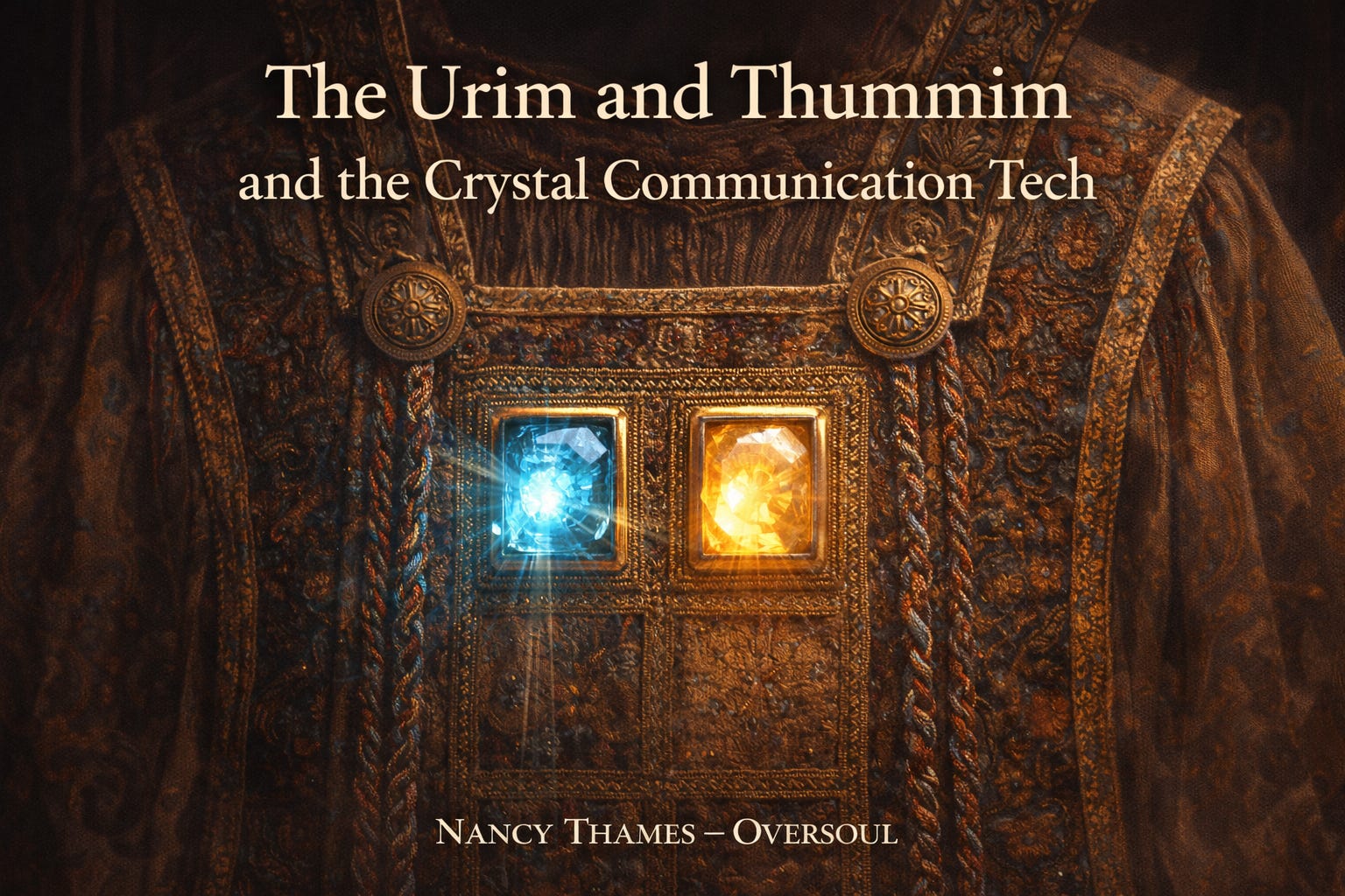 Thummim Color The Urim and Thummim and the Crystal Communication Tech