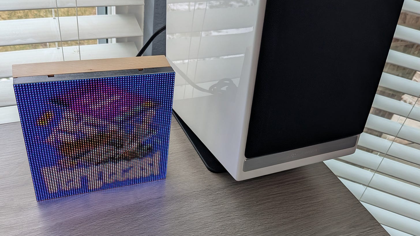 Picture of a Tuneshine on a desk